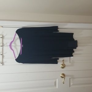 2/$13 Chico's navy blue tunic sz 3 (XL/16)